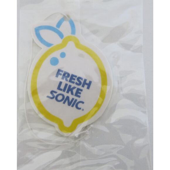 Sonic Drive In Unreleased Promo New Lemon Air Fresheners Bundle of 2 Car Sealed - Picture 2 of 7